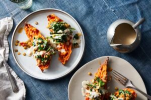 baked sweet potatoes salad