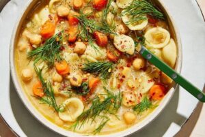 chickpea noodle soup