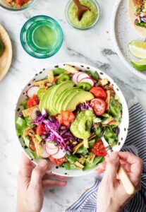 healthy taco salad