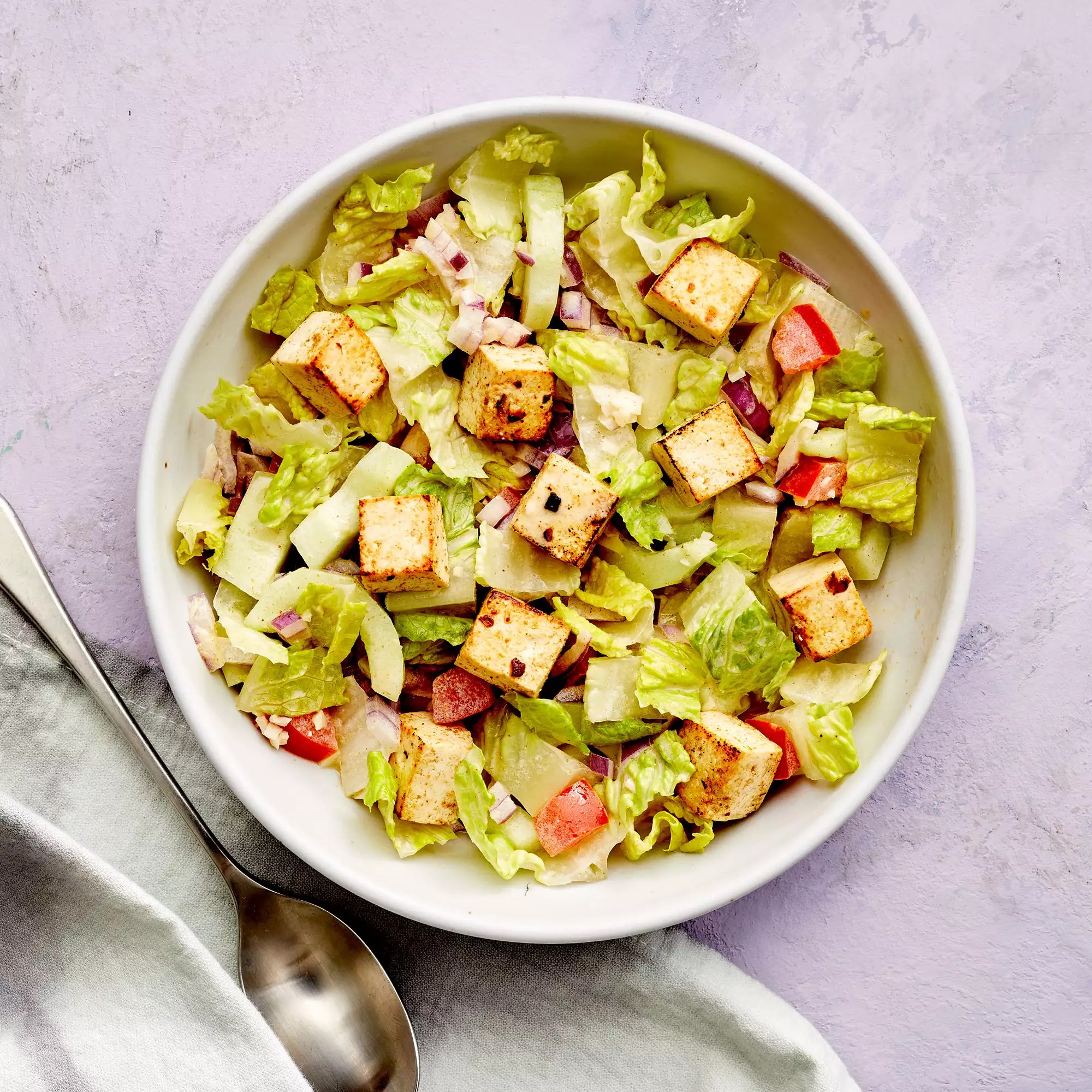 marinated tofu salad