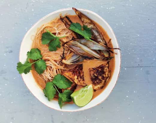 rutabaga laksa noodles