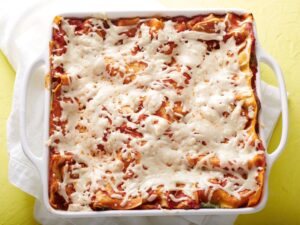 vegan spinach and mushroom lasagna