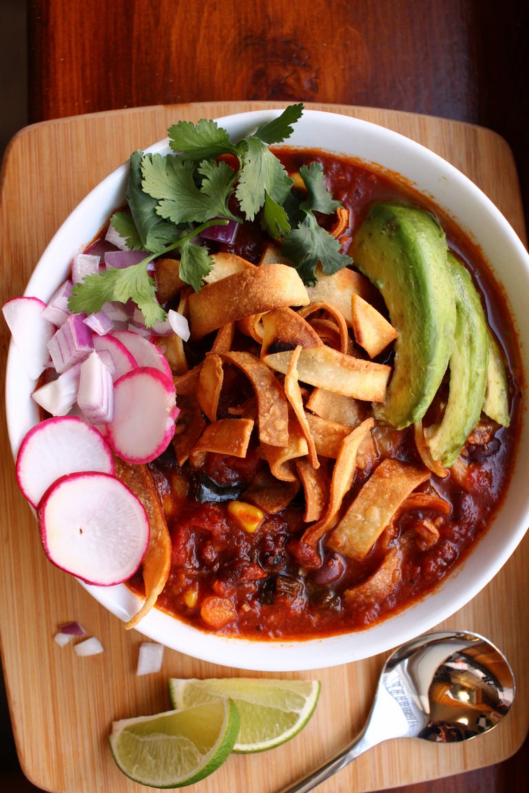 vegan tortilla soup