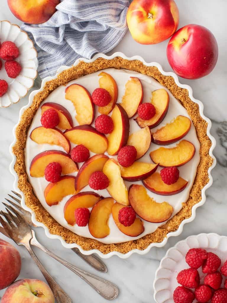 summer fruit tart